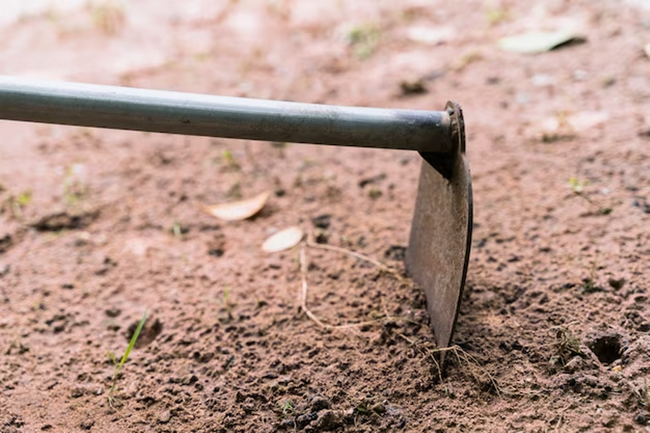 excavating soil
